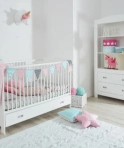 Lorena Canals Tapis Coton Motif Tresse Bleu 120x160 -Boutique KidKraft tapis coton motif tresse bleu 120x160 6