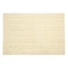 Lorena Canals Tapis Coton Motif Tresse Vanille 120x80