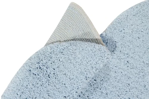 Lorena Canals Tapis Coton Relief Nuage Bleu 110x170 6 Lorena Canals Tapis Coton Relief Nuage Bleu 110x170 – Image 4