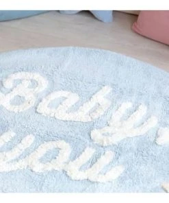 Lorena Canals Tapis Coton Rond Lavable Baby, You Rock! D120cm -Boutique KidKraft tapis coton rond lavable baby you rock d120cm 5