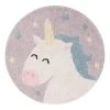 Lorena Canals Tapis Coton Rond Lavable Licorne D100cm -Boutique KidKraft tapis coton rond lavable licorne d100cm