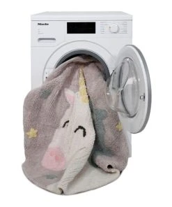 Lorena Canals Tapis Coton Rond Lavable Licorne D100cm -Boutique KidKraft tapis coton rond lavable licorne d100cm 4