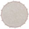 Lorena Canals Tapis Coton Rond Lavable Nude à Pompons D120cm -Boutique KidKraft tapis coton rond lavable nude a pompons d120cm