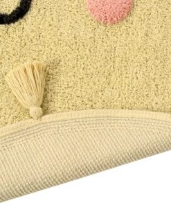 Lorena Canals Tapis Coton Rond Lavable Soleil D100cm -Boutique KidKraft tapis coton rond lavable soleil d100cm 5