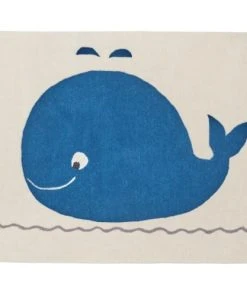 Sauthon Tapis De Chambre 130x50cm En Laine Bleu