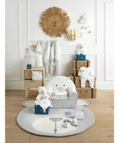 Sauthon Tapis De Chambre Enfant Ours 95x87 Cm En Acrylique Gris -Boutique KidKraft tapis de chambre enfant ours 95x87 cm en acrylique gris 2