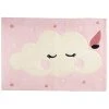 Sauthon Tapis De Chambre Nuage Taille 130x90cm En Acrylique Rose -Boutique KidKraft tapis de chambre nuage taille 130x90cm en acrylique rose