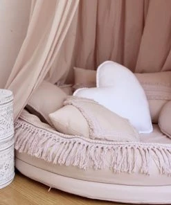 Lignea Kids Tapis De Jeu à Franges Rose Poudré -Boutique KidKraft tapis de jeu a franges rose poudre 3