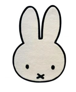 Mr. Maria Tapis De Sol Lapin Tissu Marron