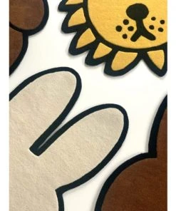 Mr. Maria Tapis De Sol Lion Tissu Jaune 11 Mr. Maria Tapis De Sol Lion Tissu Jaune -Boutique KidKraft tapis de sol lion tissu jaune 4