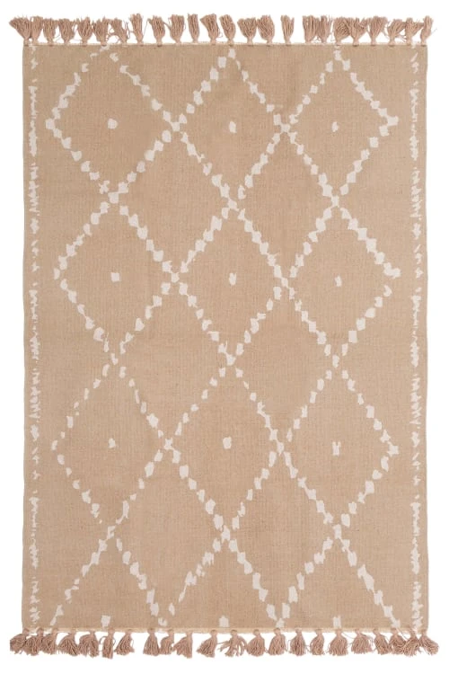 AFK Living Tapis De Style Berbère Beige Rosé 100x140 3 AFK Living Tapis De Style Berbère Beige Rosé 100x140