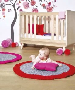 Lilipinso Tapis Design En Laine Feutrée Rouge 11 Lilipinso Tapis Design En Laine Feutrée Rouge -Boutique KidKraft tapis design en laine feutree rouge 3
