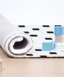 Lilipinso Tapis Domino En Coton Blanc -Boutique KidKraft tapis domino en coton blanc 2