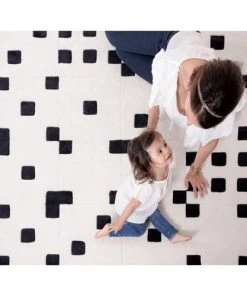 Lilipinso Tapis Domino En Coton Blanc -Boutique KidKraft tapis domino en coton blanc 4