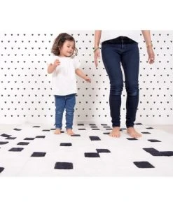 Lilipinso Tapis Domino En Coton Blanc -Boutique KidKraft tapis domino en coton blanc 5