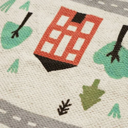 The Deco Factory Tapis En Coton Circuit De Voiture Multicolore 60x120 6 The Deco Factory Tapis En Coton Circuit De Voiture Multicolore 60x120 – Image 4