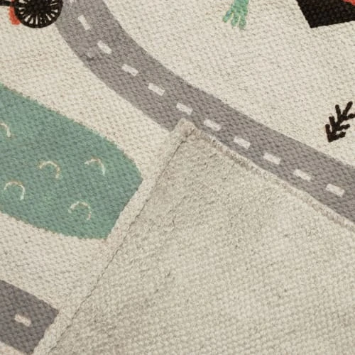 The Deco Factory Tapis En Coton Circuit De Voiture Multicolore 60x120 7 The Deco Factory Tapis En Coton Circuit De Voiture Multicolore 60x120 – Image 5