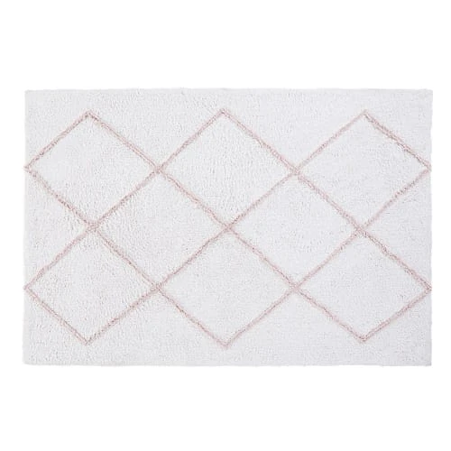 Maisons Du Monde Tapis En Coton écru Motifs Graphiques Rose 120x180 3 Maisons Du Monde Tapis En Coton écru Motifs Graphiques Rose 120x180