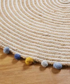Maisons Du Monde Tapis En Coton Et Jute Et Pompons Multicolores D100 -Boutique KidKraft tapis en coton et jute et pompons multicolores d100 1000 4 17 193209 2