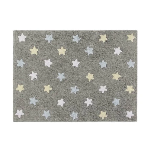 Lorena Canals Tapis En Coton Lavable Gris Et Bleu 120x160 3 Lorena Canals Tapis En Coton Lavable Gris Et Bleu 120x160