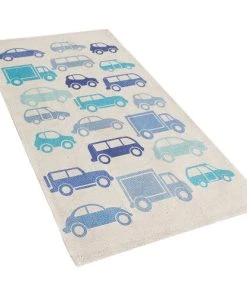 Beliani Tapis En Tissu Bleu 90x60cm 10 Beliani Tapis En Tissu Bleu 90x60cm -Boutique KidKraft tapis en tissu bleu 90x60cm 2