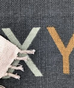 AFK Living Tapis Enfant Alphabet Gris 100x140 -Boutique KidKraft tapis enfant alphabet gris 100x140 3