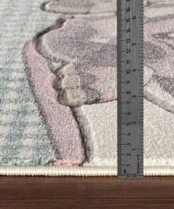 Surya Tapis Enfant - Animaux De Zoo - Beige Et Bleu - 200x275cm -Boutique KidKraft tapis enfant animaux de zoo beige et bleu 200x275cm 5