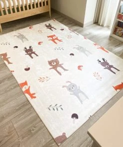 Nazar Tapis Enfant Animaux Forêt 160x230 -Boutique KidKraft tapis enfant animaux foret 160x230 6