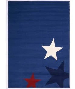 Un Amour De Tapis Tapis Enfant Bleu 190x280