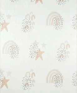 Nazar Tapis Enfant Ciel étoilé Crème 80x150