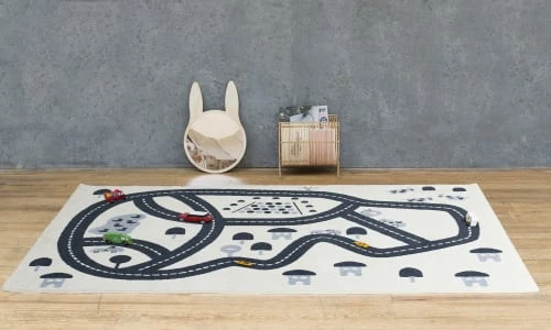 AFK Living Tapis Enfant Circuit Bleu 80x150 6 AFK Living Tapis Enfant Circuit Bleu 80x150 – Image 4