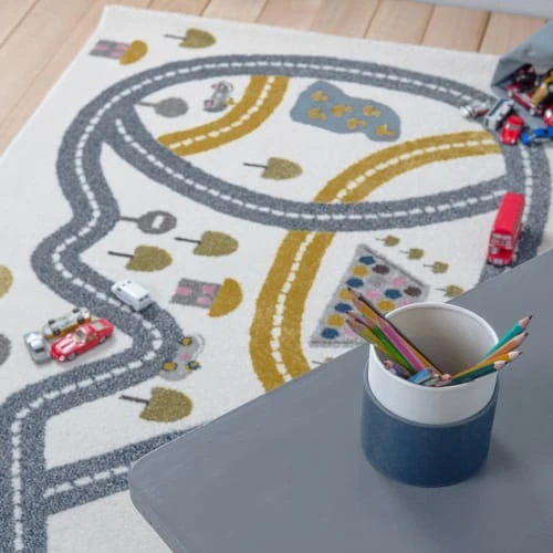 AFK Living Tapis Enfant Circuit Multicolore 120x170 4 AFK Living Tapis Enfant Circuit Multicolore 120x170 – Image 2