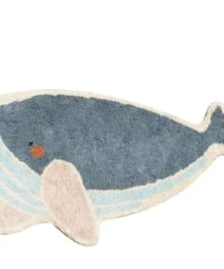 RNT By Really Nice Things Tapis Enfant Coton Forme De Baleine L