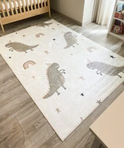 Nazar Tapis Enfant Dinosaure Vert 160x230 -Boutique KidKraft tapis enfant dinosaure vert 160x230 6