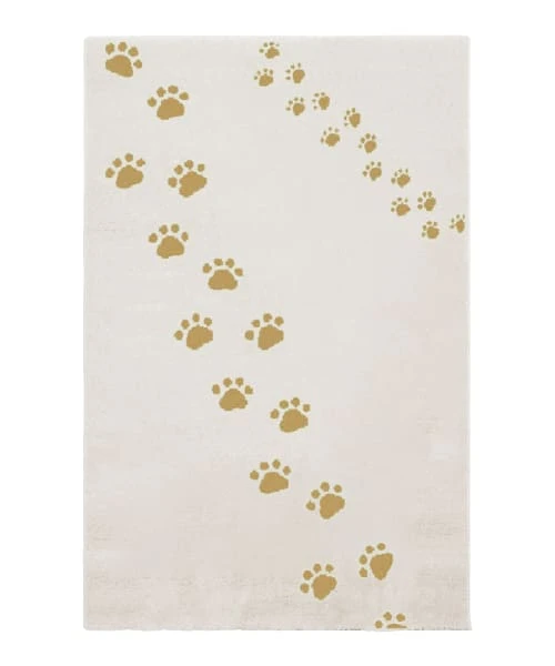 AFK Living Tapis Enfant Empreintes Miel 80x150 3 AFK Living Tapis Enfant Empreintes Miel 80x150
