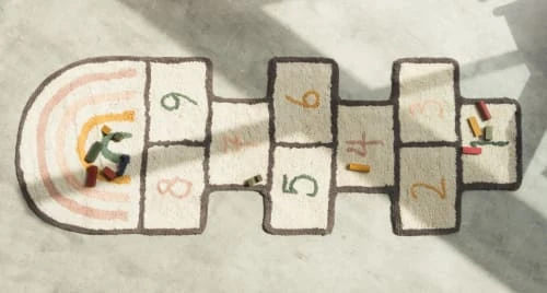 RNT By Really Nice Things Tapis Enfant En Coton Forme De Marelle L 4 RNT By Really Nice Things Tapis Enfant En Coton Forme De Marelle L â Image 2