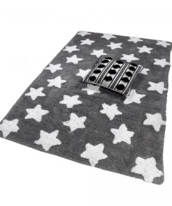 Un Amour De Tapis Tapis Enfant En Coton Gris 160x230 -Boutique KidKraft tapis enfant en coton gris 160x230 5