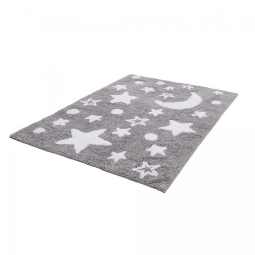 Un Amour De Tapis Tapis Enfant En Coton Gris 80x140 4 Un Amour De Tapis Tapis Enfant En Coton Gris 80x140 – Image 2