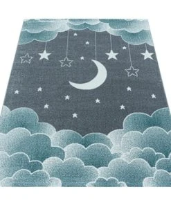 J&Kids Tapis Enfant En Polypropylène Bleu Ø 160 9 J&Kids Tapis Enfant En Polypropylène Bleu Ø 160 -Boutique KidKraft tapis enfant en polypropylene bleu oe 160 1