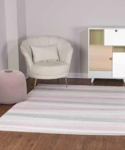 Surya Tapis Enfant - Géométrique Rayé - Rose Et Blanc - 160x213cm 9 Surya Tapis Enfant - Géométrique Rayé - Rose Et Blanc - 160x213cm -Boutique KidKraft tapis enfant geometrique raye rose et blanc 160x213cm 1
