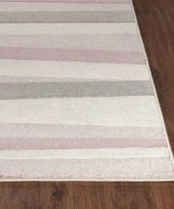 Surya Tapis Enfant - Géométrique Rayé - Rose Et Blanc - 160x213cm 11 Surya Tapis Enfant - Géométrique Rayé - Rose Et Blanc - 160x213cm -Boutique KidKraft tapis enfant geometrique raye rose et blanc 160x213cm 3