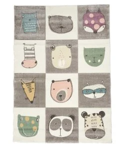 Un Amour De Tapis Tapis Enfant Gris 60x110