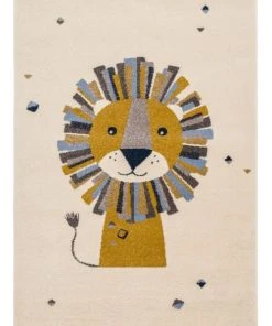 AFK Living Tapis Enfant Lion Multicolore 80x150