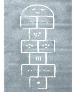 AFK Living Tapis Enfant Marelle Bleu 100x150