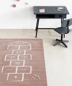 AFK Living Tapis Enfant Marelle Rose 135x190 -Boutique KidKraft tapis enfant marelle rose 135x190 2