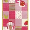 ESPRIT Tapis Enfant Motif Abeille Escargot Rose 80X150 -Boutique KidKraft tapis enfant motif abeille escargot rose 80x150 1