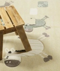 ESPRIT Tapis Enfant Motif Animaux Beige 160x225 -Boutique KidKraft tapis enfant motif animaux beige 160x225 2