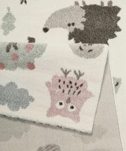 Sigikid Tapis Enfant Motif Animaux Forêt écru Rose 133x200 -Boutique KidKraft tapis enfant motif animaux foret ecru rose 133x200 6