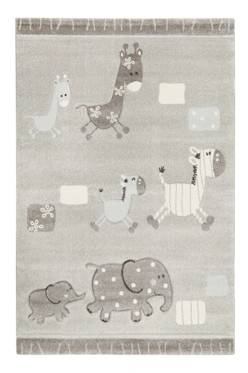 ESPRIT Tapis Enfant Motif Animaux Gris 80x150 3 ESPRIT Tapis Enfant Motif Animaux Gris 80x150