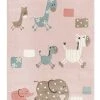 ESPRIT Tapis Enfant Motif Animaux Rose 160x225 -Boutique KidKraft tapis enfant motif animaux rose 160x225 1